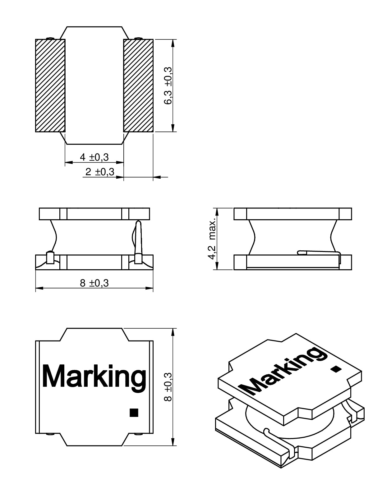 WE LQS SMT Power Inductor Passive Components W rth Elektronik